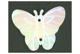 SLEVA 10% Flitry - motýlek bílý AB 10387-508