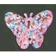 Flitry - motýlek růžový laser 10387-192