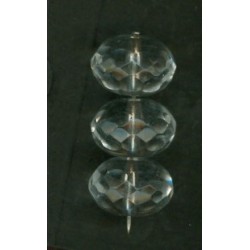 Broušené korálky 10 mm 01000 bílý opál bal. 50 ks