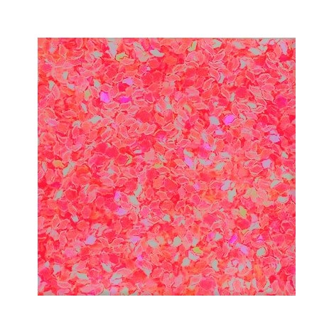 Glitr oranžo-růžový neon - hrubší posyp 9034-290