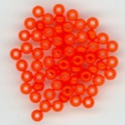 Rokail (rokajl) sytá  oranžová, vel. 9/0 (2,7 mm) č. 208S balení 50g 50 g