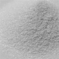 Glitr bílý - jemný posyp 0,2 mm A1200