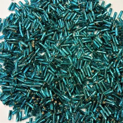 Rokail (rokajl) Bugles (čípky) tm. modrá, (6-7 mm) č. 164S balení 50g 50 g