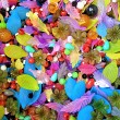 Mix skleněných korálků, mačkanice 250 g