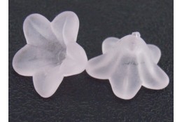 Korálek plastový, květina 10ks L3634