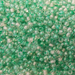 Rokajl 2,6mm krystal se zeleným průtahem 528S