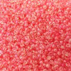 Rokajl 2,1mm krystal s růžovým průtahem 524S