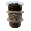 MIX korálků, přívěsků a komponentů 150g bronz W0274