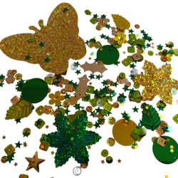 MIX flitrů 130g ŽLUTO-ZELENÝ W0262