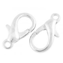 Karabinka 16 mm stříbrná 250 ks L2443A