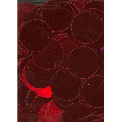 červené flitry 20 mm (2 cm) 6768-020 bal. 3 g (cca 40ks)