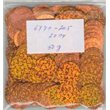 oranžové flitry 20 mm (2 cm) 6771-205 bal. 3 g (cca 40ks)