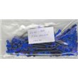 Flitry modré laser - královská modř, rovné 5 mm 6682-184