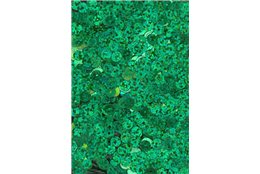zelené flitry 5 mm (0,5 cm) rovné 6682-164 bal. 1.000 ks (5g)