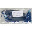 Flitry tmavě modré AB - iris, rovné 5 mm 6680-893