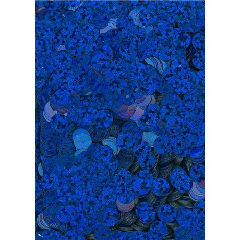 Flitry modré laser - královská modř, rovné 6 mm 6713-184