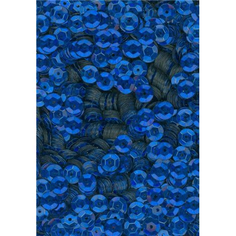 Flitry modré laser - královská modř, miska 6 mm 6707-184