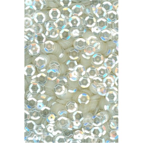 Flitry perleťové, miska 6 mm 6705-441