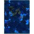 Flitry čtverec - modré - královská modř, rovné 6 mm 20900-312