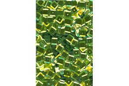 SLEVA 10% Flitry čtverec - limetkově zelené, miska 6 mm 20900-326