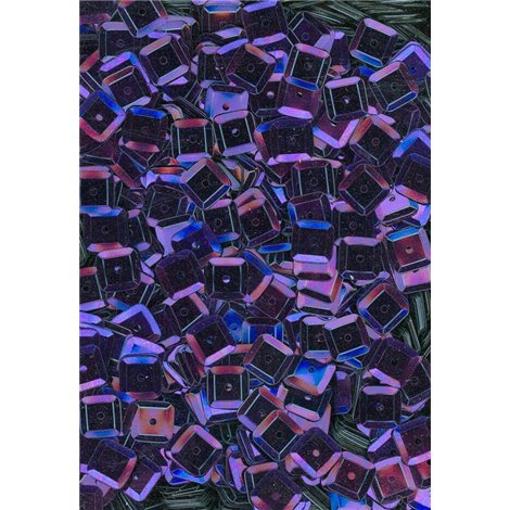 Flitry čtverec, - fialové, miska 6 mm 20915-832