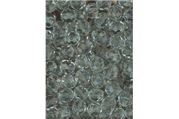 Korálky broušené 10mm ohňovky krystal 50 ks