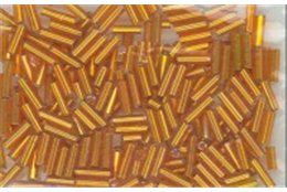 Rokail (rokajl) Bugles (čípky) oranžová, (5-7 mm) č. 159S balení 50g 50 g