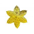 Flitry - vánoční hvězda s dírkou, zlatá laser 1433-183