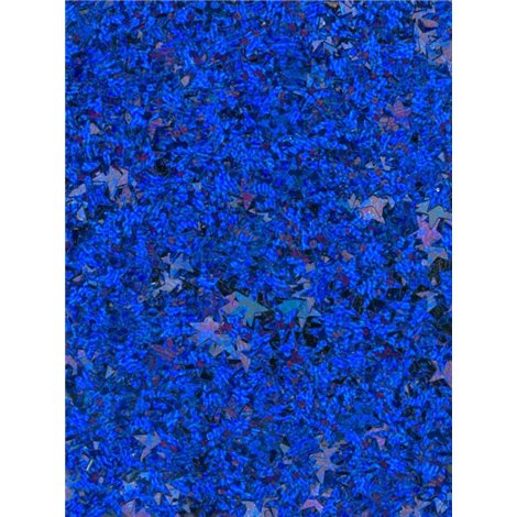 Flitry - drobné hvězdičky modré laser 2456-184