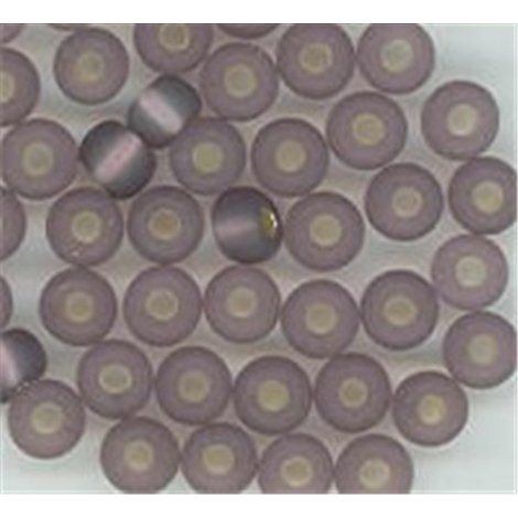 Rokail (rokajl) fialový se stříbrem mat 184S, vel. 5/0 (4,5 mm) 
