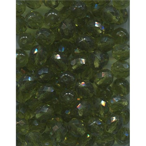 Korálky skleněné broušené 151-19-001 10 mm 50230