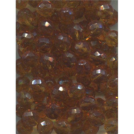 Korálky skleněné broušené 151-19-001 10 mm 10070