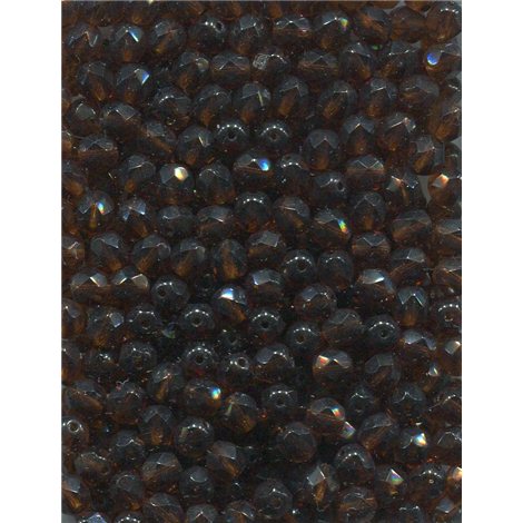 Korálky skleněné broušené 151-19-001 6 mm 10120