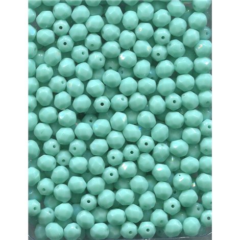 Korálky skleněné broušené 151-19-001 6 mm 53120