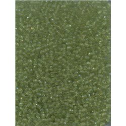 Broušené korálky 3 mm 50230 olivín bal. 100 ks