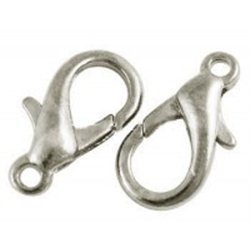 Karabinka 16 mm platinová 500 ks L2443B