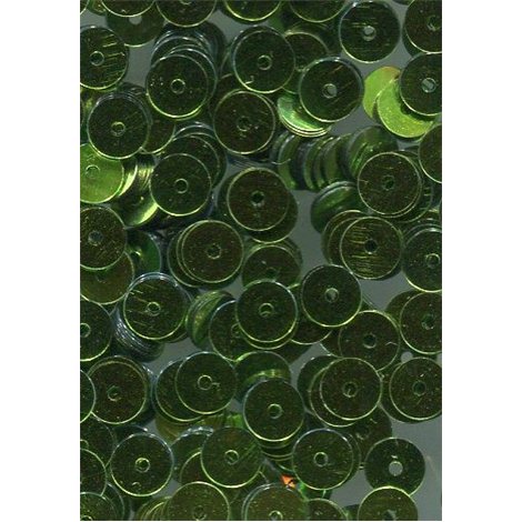 zelené flitry 5 mm (0,5 cm) rovné 6679-6326 bal. 1.000 ks (5g)