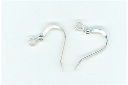 Háček náušnicový stříbrný 1000 ks L2990